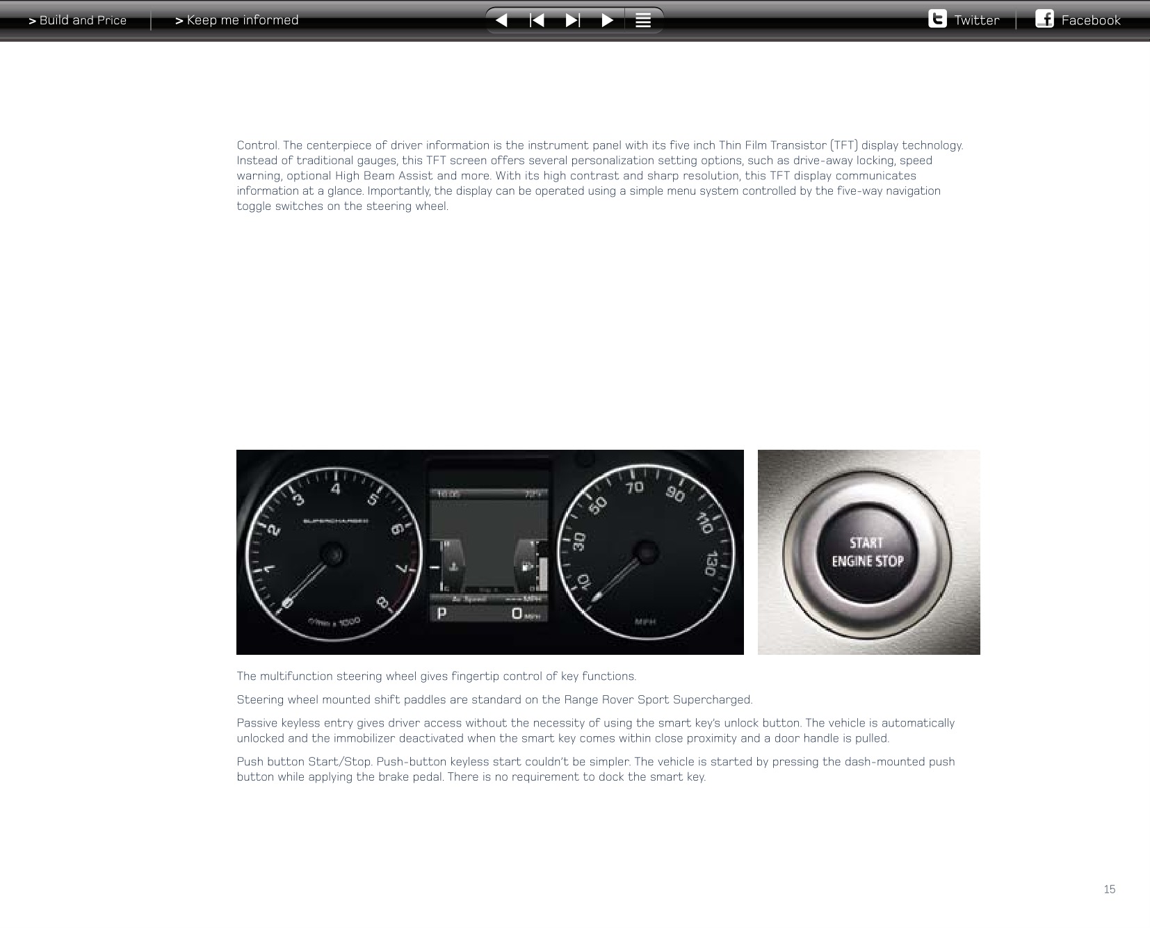 2013 Range Rover Sport Brochure Page 23